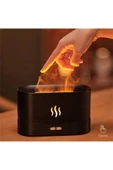 Ultrasonic Hava Nemlendirici 3D Alev Efektli Aroma Difüzör (180 ml) | Buhar Makinesi & Aromaterapi Cihazı - 1