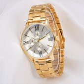 SaaTTino Watch Roma Rakamlı Sarı Çelik Kasa Ve Kordon Erkek Kol Saati ST-304022 - 2