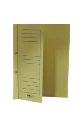 Bafix Yarım Kapak Dosya Karton Sarı (50 Li Paket) - 1