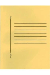 Alemdar Tam Kapak Dosya Lüks Sarı (25 Li Paket) - 1