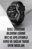 Akıllı Saat Nabız Sensörlü Bildirim Görebilen Spor Modları GPS Takibi thumbnail 2