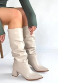 BİÇOMİ Pitay Ten Cilt Topuklu Çizme thumbnail 2