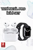 2025 Model Akıllı Saat ve Yeni Nesil Pro Bluetooth Kulaklık TWS Yüksek Ses Kaliteli thumbnail 1