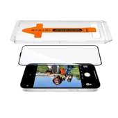 Apple iPhone 14 Pro Max Zore 3D Oliv HD Temperli Cam Ekran Koruyucu + Kolay Uygulama Aparatı thumbnail 3