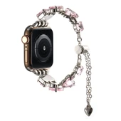 Apple Watch Ultra 49mm Zore KRD-115 Renkli Taş Tasarımlı Kordon - 5