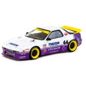 Tarmac Works 1/64 Pandem Mazda RX-7 FC3S White / purple - HOBBY64 - 1