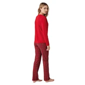 Arnetta AR3514S Anne Kız New Year Kışlık İkili Pijama Takım (Anne) - 2