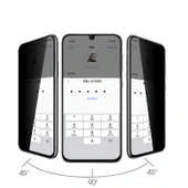 Galaxy M22 Davin 5D Privacy Cam Ekran Koruyucu - 3
