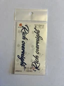 Yazılar Minimal Yarı Kalıcı Hayalet Geçici Dövme Yapıştırma Dövme - 1