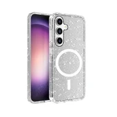 Samsung Galaxy S25 Kılıf Işıltılı ve Magsafe Özellikli Allstar Premium Kapak thumbnail 1