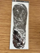 Kaplan Kartal 1 Hafta Kalıcı Tam Kol Bacak Yapıştırma Geçici Dövme 46 CM - 1