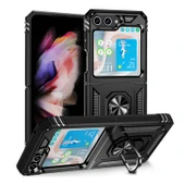 Samsung Galaxy Z Flip 5 Kılıf Tam Koruma Çift Katmanlı İbiza Sert Silikon Kapak thumbnail 1