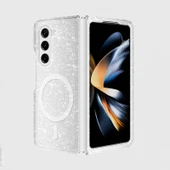 Samsung Galaxy Z Fold 6 Kılıf Işıltılı ve Magsafe Özellikli Allstar Premium Kapak thumbnail 1