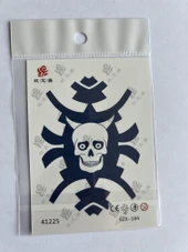 Kuru kafa Minimal 11x8 cm Yarı Kalıcı Geçici Dövme Yapıştırma Dövme - 1