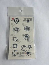 Parmak Dövmeleri Model18- 11x8 cm Yarı Kalıcı Geçici Dövme Yapıştırma Dövme - 1