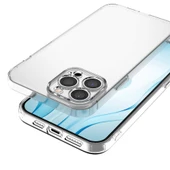 Samsung Galaxy S21 FE Kılıf Kamera Korumalı Şeffaf Onyx TPU Süper Silikon Kapak thumbnail 4