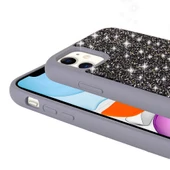 Samsung Galaxy S24 Kılıf Arkası Parlak Taşlı Glacia Premium Sert Silikon Kapak thumbnail 5