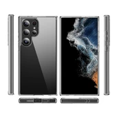 Samsung Galaxy S25 Plus Kılıf Sert Yapılı Şeffaf Farlas Silikon Kapak thumbnail 2