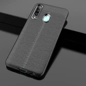 Samsung Galaxy A20S Kılıf Deri Desenli ve Esnek Yapılı Sağlam Derry Silikon Kılıf thumbnail 1