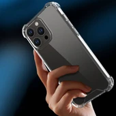 Samsung Galaxy Z Flip 3 Kılıf Köşe Korumalı Şeffaf Jelly Premium Silikon Kapak thumbnail 5