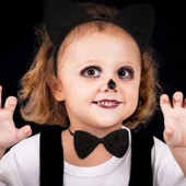 pilelistore Kedi Kostüm Taç Kuyruk Papyon Seti 1 Adet - 3