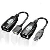 Qport Q-ux2  Usb 60m Cat 5-6 Uzatma Cihazı - 2