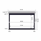 Codegen(ax-18) 180x180 Storlu Projeksiyon Perdesi - 7