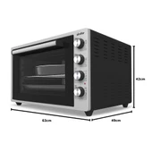 Simfer 7033 Inox 70 lt Turbo Midi Fırın - 9