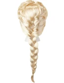 pilelistore Platin Altın Dore Renk Karlar Ülkesi Elsa Frozen Peruğu Çocuk Boy - 2