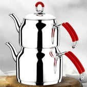 Arian Kırmızı Çaydanlık Takımı thumbnail 1