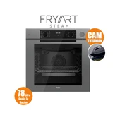 Ferre Steamart-Fryart-Sılentart Serisi Gri Set (SC408-WFA + QEP64CPR +D065-SA) - Döküm Izgara / 65 cm Ocak thumbnail 5