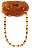 Damla Kehribar Bebek Diş Kolye - 33 cm - 1