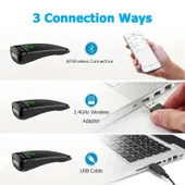 Refox W7 1100mAh 1D 2D QR Bluetooth Wireless Barkod Okuyucu - 5