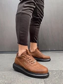 Knack Yüksek Taban Günlük Ayakkabı 040 Taba (Siyah Taban) - 2