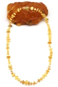 Damla Kehribar Çocuk Kolye - 37 cm - 1