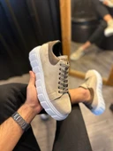 Knack Yüksek Taban Günlük Süet Ayakkabı 144  Vizon Süet - 4