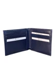 Lacivert Hakiki Deri Çıkarılabilir Kartlıklı Yatay Klasik Erkek Cüzdan - 3003-Laci thumbnail 3