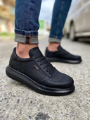 Knack Yüksek Taban Günlük Ayakkabı 042 Siyah (Siyah Taban) - 1