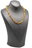 Damla Kehribar Çocuk Kolye - 37 cm - 2
