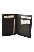 Siyah Mini Boy Dikey Model İnce Erkek Cüzdan - 3040-Siyah thumbnail 1
