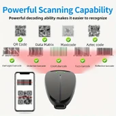 Refox W7 1100mAh 1D 2D QR Bluetooth Wireless Barkod Okuyucu - 4