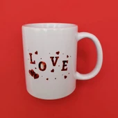 pilelistore Love Tasarım Kupa Bardak - 1