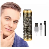 pilelistore Boruit Pro 2 İN 1 Vintage Traş Makinesi Şarjlı Dijital Göstergeli Aliminyum Gövde - 2