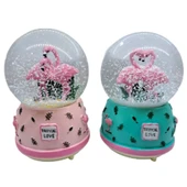 pilelistore Flamingo Kar Küresi Büyük Boy - 1