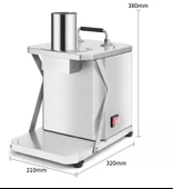 Dalle EX-06 Elektrikli Paslanmaz Çelik Küp Kare Dilimleme Makinesi thumbnail 2