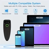 Refox W7 1100mAh 1D 2D QR Bluetooth Wireless Barkod Okuyucu - 6
