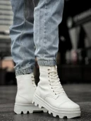 Knack Yüksek Taban Ayakkabı B-023 Beyaz thumbnail 4