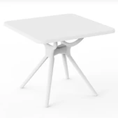 Yerli Üretim Katlanır Kare Masa 70x70 Kafe, Bahçe, Restoran ve Oteller İçin İdeal - 3