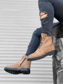 BA0212 İçi Dışı Hakiki Nubuk Deri Taba Erkek Bot thumbnail 2