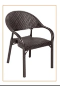 Bambu Desenli Masa Sandalye Seti 2 Sandalye + Yuvarlak Masa  Şık ve Dayanıklı Tasarım - 2